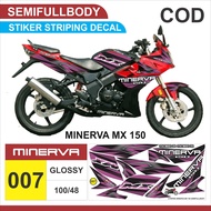 striping Minerva 150 MX decal Minerva 150 MX variasi Minerva 150 MX