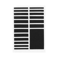 黑色 指環調節器 隱形植絨泡棉 戒指尺寸調節器 eva戒指調節 膠墊 改小墊圈 防滑套 大小松緊防掉 戒指調整尺寸 [6件販量裝]