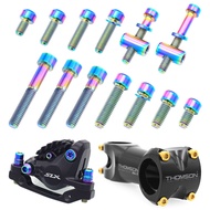 Sycoo Mountain Road Bike Titanium Alloy Screw Disc Brake Lever Stand Disc Brake Seat Fixing Screw Cy