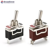 DREAMFOREST Heavy Duty 250V 2Pin SPST ON/OFF Car Boat Rocker Toggle SwitchRocker Switches with Water
