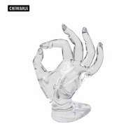 [CHiWANji] OK Gesture Band Display Stylish Stylish Design Gesture Jewelry Black