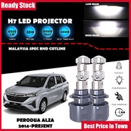 PERODUA ALZA 2014 - PRESENT LED Headlight Lampu LED Kereta Car LED Mini Projector H7 LED Headlight P