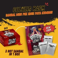 TRAVEL PACK Sambal Omak Jenny / MAK jENNY Set Mini (1pcs) | Sambal Pedas 3x/5x/ | Sambal Penyet (READY-TO-EAT)