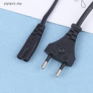 Yiyiyirz 1Pc EU Power Cord EU AC Power Cable Figure 8 C7 To Euro Eu 2Pin AC Plug Power Cable Cord Fo