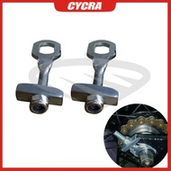 Bike Bicycle Chain Adjuster Bike Wheel Fixing Button Zipper Chain Tensioner Bike Chain Accessories