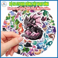 DC011 - Set of 50 Dragon Stickers - Waterproof Laptop, Notebook, Phone Decal