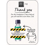 Axe Oil Mini Farewell Gift Teacher's Day Gift Premium Gift Goodies Murah Farewell Goodies