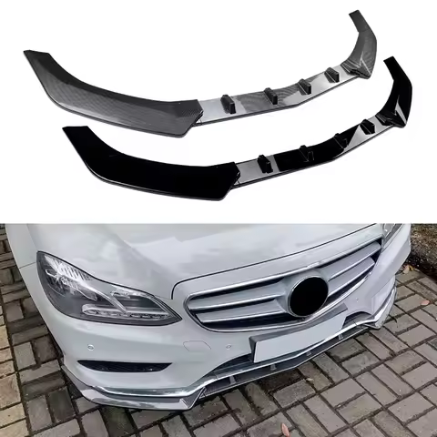 Car Front Bumper Spoiler Lip Lower Flare Splitter Blade For Mercedes Benz E Class W212 S212 Sport 20