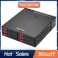 6-Bay 2.5Inch SATA SSD HDD Enclosure Mobile Rack/Enclosure Hard Disk Enclosure Rack Data Storage for