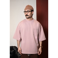 ASAL LELAKI : LEOS OVERSIZED T-SHIRT (STRETCH) DALAM WARNA MELLOW ROSE