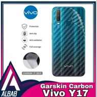 Garskin Carbon Vivo Y17 Y15 Y12 Back Screen Protector Skin