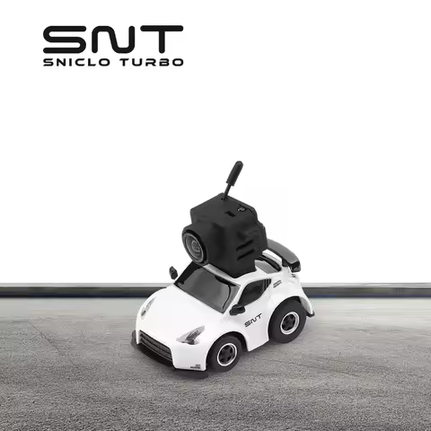 SNT 1:100 Q25-370Z FPV RC Car Micro RC Desk Race Table Car Magnetic Attraction FPVBOX RACE 25mW
