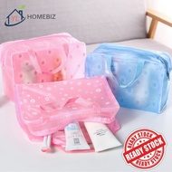 Beg Penyimpanan Travel Kalis Air Lutsinar | Transparent Waterproof Storage Bag Large Capacity Makeup