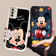 DK-72 Mickey Mouse Silicone Casing black and white for OPPO Realme C73 14T 2025 14 A5 C71 A5X 14X 5G