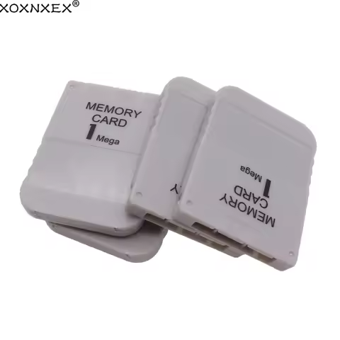 1/5pcs storage card suitable FOR PS1 game console white memory card, 1MB PS1 PSONE recording card