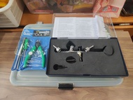 噴槍  模型工具套裝 Olymops HP-100B 噴槍/Mineshima Tool set /塑膠模型盒