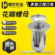 Petal Czech Nut Lantern Type Rivet Nut Cross Groove Expansion Screw for Hollow Tin Rivet Lock Nut AD