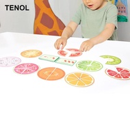 [TENOL] Fruit Fractions for Kids Math Manipulatives Learning Activities Math Games