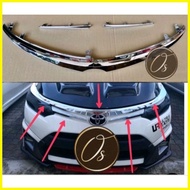 ☪ ▩ ✸ Toyota Vios 2014 NCP150 Front Bumper Grile Grille Garnish Chrome GRILL LINING moulding 2014 2