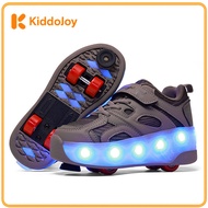 birthday gift  gift for kids Kids' Hidden Four-Wheel Retractable Heelys with Brakes, Automatic Skate