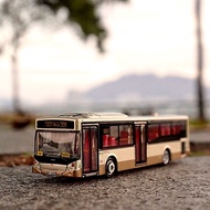 Tiny Micro Shadow KMB Sunshine Bus Regal B7RLE (NR331) Hong Kong Single-Layer Alloy Car Model 1/110