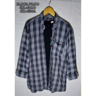 KEMEJA Men's Flannel Shirt BIG Size 5XL-6XL/Jumbo Shirt