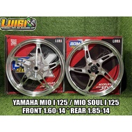 BOM RANGSIT CNC MAGS LUNA 14s 5 SPOKES YAMAHA MIO I 125 / MIO SOUL I 125 (100% THAILAND MADE)