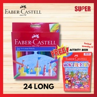 [super stationery] (Free Shipping) Faber Castell Pensel Warna Segi Tiga Tri Color Pencils 12S/12L/24