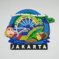 Dufan rubber Fridge Magnets/Patches - souvenir Indonesia