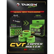 TAIKOM RACING CVT COPPER ROLLER PULLEY ROLLER HONDA BEAT FI / BEAT V1 RACING PULLEY ROLLER (18X14MM)