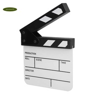 yzuzzaAction Cut Board,Acrylic Film Clapboard Dry Erase Compact Size TV Film Movie Director Cut Acti