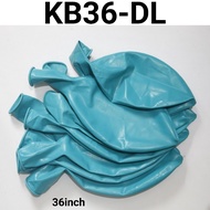 KB36-DL 36 inch 90 cm jumbo matte thick latex balloon singleTOSCA (Doff Round Latex Balloon) papaya 