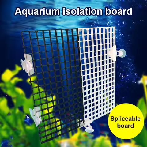 Fish Tank Isolation Plate Upper Cover Net Bottom Filter Grid Bracket Bottom Filter Plate Divider Pla