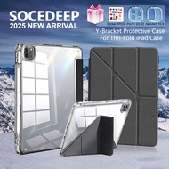 Socedeep for Y-Folding Case for iPad Air 11 2024 2025 Air7 Air6 Air5 Air4 Pro 11 13 M2 M3 M4 Air min