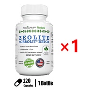 TODICAMP Zeolite Detox Cleanse 120 Zeolite Capsules for Whole Body Detox Liver Detox and Reduced Blo