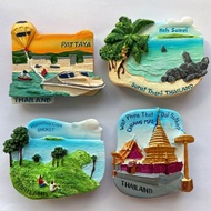 Refrigerator Magnets Hot Sale Thailand Batiya Thailand National Flag Su Mei Island Puji Island Shuan