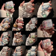 Earphone Case Airpods4 Embossed Cartoon Clear Bluetooth Headphone Airpods 4 Wireless