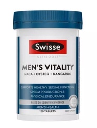 Swisse Men's Vitality Maca Oyster Kangaroo 男士活力雄風片120粒	9311770605823
