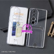 Vivo V40 5G Vivo V40 Pro Clear Card Case Card Slot Clear Case Vivo V40 5G Vivo V40 Pro
