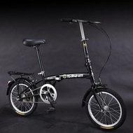 【現貨】：三河馬16寸超輕單速折疊自行車成人小孩子中大童學生男女式小單車