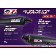 UMA RACING EXHAUST EKZOS BACK PRESSURE TRU PRESSURE YAMAHA LC135 LCV8 Y15 Y16 RS150 RSX NVX V2/V3