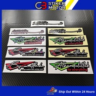 Bismillah Sticker Stiker Jawi Alhamdulillah Stiker Motor Stiker Kereta Car Sticker Car Decal / M257