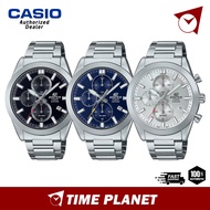 Casio Edifice EFB-710D Silver Stainless Steel Band Men Watch EFB-710D-1A / EFB-710D-2A / EFB-710D-7A