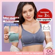 M-3XL Pluse Size Nursing Bra Menyusu Maternity Cotton Bra Push Up Bra Women Breastfeeding Bra 937