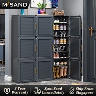 MS Shoe Cabinet Household Shoe Rack Dust-proof Storage Cabinet Large-capacity Shoe Rack Outdoor plastic cabinet