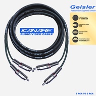 Audio Cable / RCA Power Cable 2 RCA to 2 RCA GEISLER
