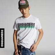 DSQUARED2S Cotton Casual Printed Round Neck T-shirt