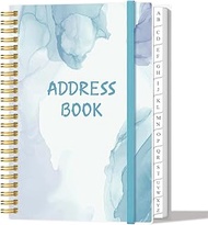 Address Book with Alphabetical Tabs - A5 Telephone & Address Book with Address Contacts, Special Dat