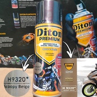 Diton Premium Pilox Pilok Cat Semprot Ready Berbagai Warna Coklat Brown 400cc Stylish Matte Brown 92