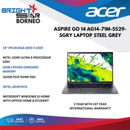ACER Aspire Go 14 AG14-71M-5529 Laptop - 14" WUXGA IPS/U5-125H/16GB DDR5/512GB SSD/W11+HNS